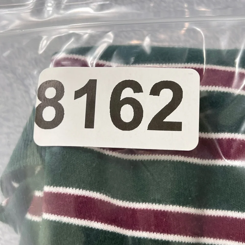 Polo Ralph Lauren Mens XL Classic Fit Striped Polo Shirt Green Maroon White
